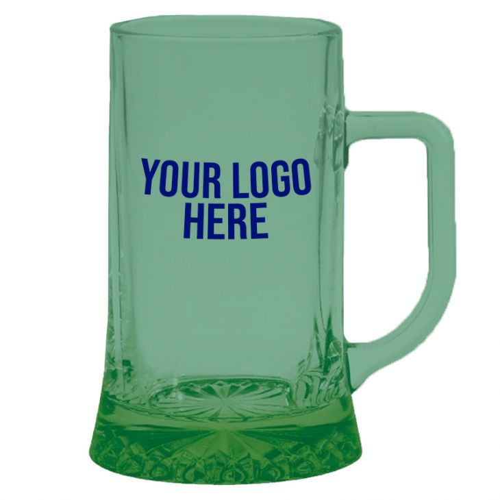 14 oz Glow Color Glass Mug main image